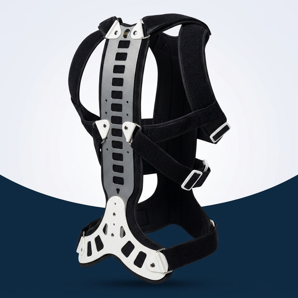 Correcteur de posture Statura, détail des sangles et boucles